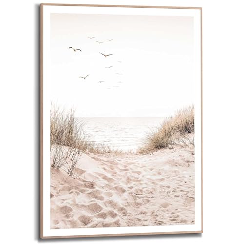 REINDERS Gerahmtes Bild, Dünen, Wohnzimmer, Bilder, Wanddeko, Room Decor, MDF, Beige, 70x50cm REINDERS Gerahmtes Bild, Dünen, Wohnzimmer, Bilder, Wanddeko, Room Decor, MDF, Beige, 70x50cm von REINDERS