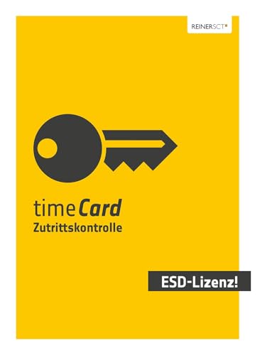 REINER SCT timeCard (v. 10) – Lizenz-Abonnement (1 Jahr) – 100 Mitarbeiter von REINER SCT