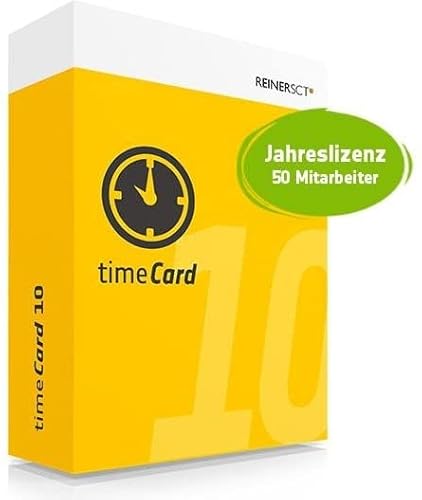 REINER SCT timeCard 10 Jahreslizenz für 50 Mitarbeiter - 2749651-303 REINER SCT timeCard 10 Jahreslizenz für 50 Mitarbeiter - 2749651-303 von REINER