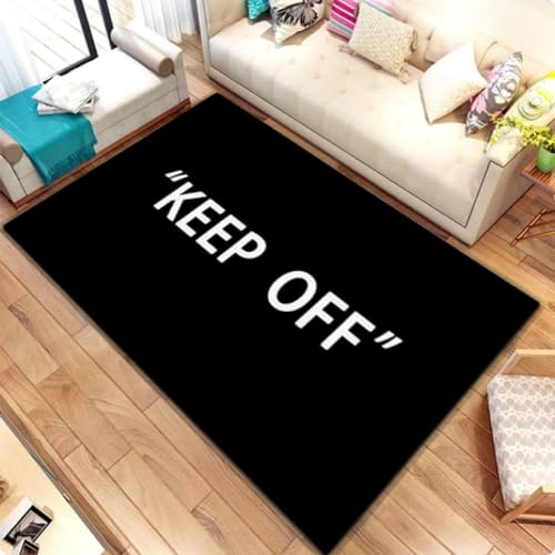 Keep Off Teppich für Wohnzimmer, Heimdekoration, Schlafzimmer, Bodenmatte, Teppiche, rutschfestes Balkon-Fußpolster 140x200cm von REIPOL