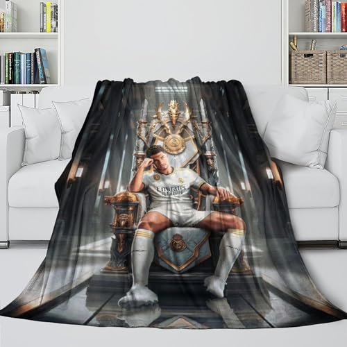 Bellingham Auffällige Decke - Fußball Kuschelige Decke Für Die Flucht Vor Den Mühen des Lebens - Sofa Bett Büro Krippe Draußen Dekor - Weihnachten Geburtstag Geschenk Idee 60x80inch(150x200cm) von REIPOL