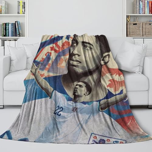 Bellingham Weiche Decke - Football Decke Für Klimaanlage Geburtstag Geschenk Für Ehemann Freund Freundin Nachbar - Schlafzimmer Wohnzimmer Krippe Dekor 40x50inch(100x130cm) von REIPOL