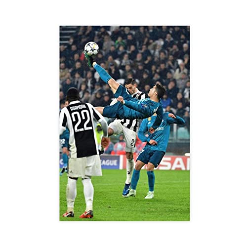 REIPOL Cristiano Ronaldo Kunst-Leinwand-Poster, Schlafzimmer, Dekoration, Sport, Landschaft, Büro, Raumdekoration, Geschenk, ungerahmt, 30 x 45 cm von REIPOL