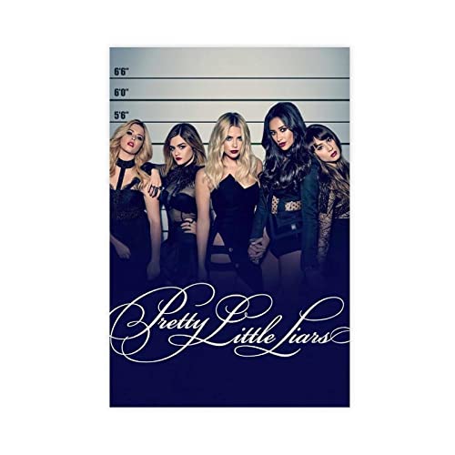 REIPOL Poster aus der TV-Serie "Pretty Little Liars" auf Leinwand, Schlafzimmer, Dekoration, Sport, Landschaft, Büro, Raumdekoration, Geschenk, ungerahmt, 50 x 75 cm von REIPOL