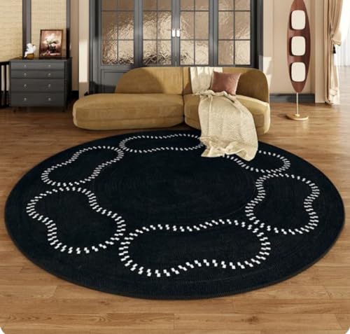 REIPOL Teppiche für Wohnzimmer, Heller Luxus, Schlafzimmer-Dekor, Teppich, Heim-Garderobe, Rutschfester Bodenmatten-Teppich 120cm von REIPOL