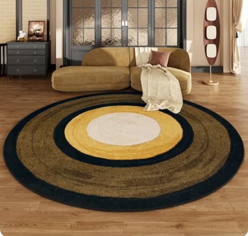REIPOL Teppiche für Wohnzimmer, Heller Luxus, Schlafzimmer-Dekor, Teppich, Heim-Garderobe, Rutschfester Bodenmatten-Teppich 120cm von REIPOL