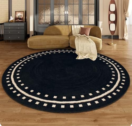 REIPOL Teppiche für Wohnzimmer, Heller Luxus, Schlafzimmer-Dekor, Teppich, Heim-Garderobe, Rutschfester Bodenmatten-Teppich 160cm von REIPOL