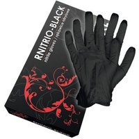 100 Stück Nitril Einweghandschuhe puderfrei M von REIS