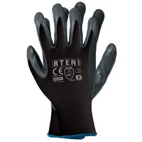 Arbeitshandschuhe mit Nitril - Beschichtung schwarz 9 von REIS