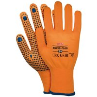 Arbeitshandschuhe mit Noppen 9 neonorange von REIS