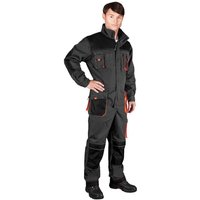 Arbeitsoverall in versch. Farben schwarz/orange 46 von REIS