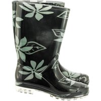 Damen Gummistiefel pvc Blumenmuster 42 von REIS