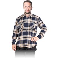 Herbst/Winter Flanellhemd für Herren Blau/Weiß XXXL Herbst/Winter Flanellhemd für Herren Blau/Weiß XXXL von REIS