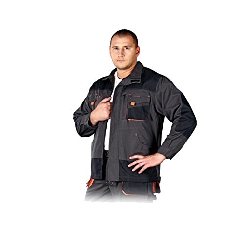 Arbeitsjacke schwarz orange Arbeitsbekleidung Schutzjacke Jacke Arbeitsschutzkleidung Gr. M-XXXL (XXXL) Arbeitsjacke schwarz orange Arbeitsbekleidung Schutzjacke Jacke Arbeitsschutzkleidung Gr. M-XXXL (XXXL) von REIS