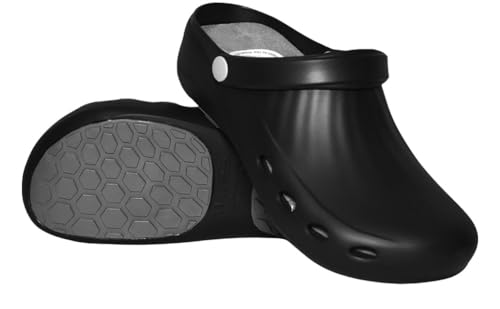 REIS PRIMA CLOG EVA Clogs mit Dual-Funktionsriemen, Farbe: Schwarz, Größe: 42 EU von REIS