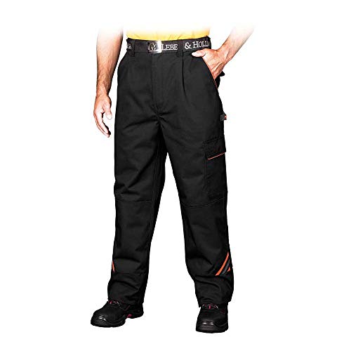 REIS PRO-T_Bps46 Pro Master Schutzhose, Schwarz-Orange-Grau, 46 Größe von REIS