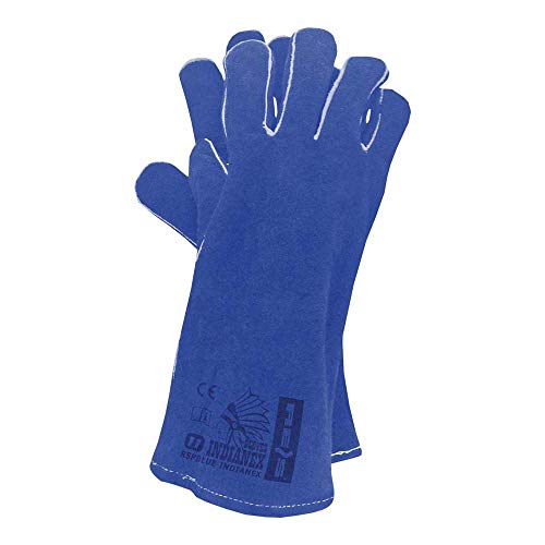 Reis RSPBLUE-INDIANEX Indianex Gloves Schutzhandschuhe, Blau, 11 Größe, 12 Stück von REIS