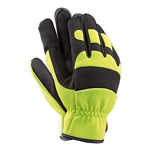 Reis Rmc-Mechanic_Xl Mechanics Gloves Schutzhandschuhe, Gelb-Schwarz, XL Größe, 12 Stück von REIS