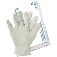 100 Stk. Naturlatex Einweghandschuhe Lebensmittelzulassung l 100 Stk. Naturlatex Einweghandschuhe Lebensmittelzulassung l von REIS