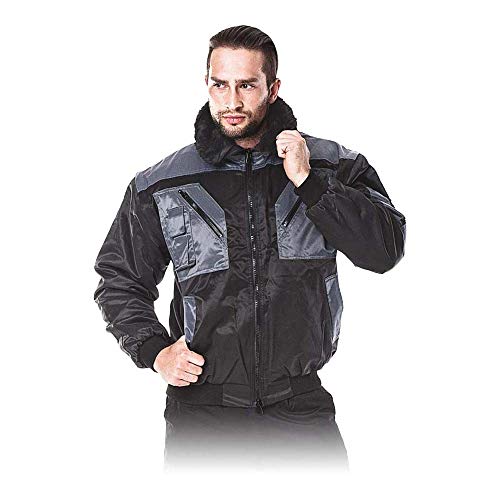 Reis Iceberg_Bsxl gefütterte Schutzjacke, Schwarz-Grau, XL Größe von REIS