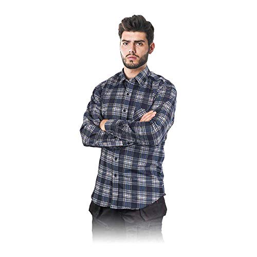 Reis Kf-Gnyxl Schutz Flanellhemd, Dunkelblau-Blau-Gelb, XL Größe Reis Kf-Gnyxl Schutz Flanellhemd, Dunkelblau-Blau-Gelb, XL Größe von REIS
