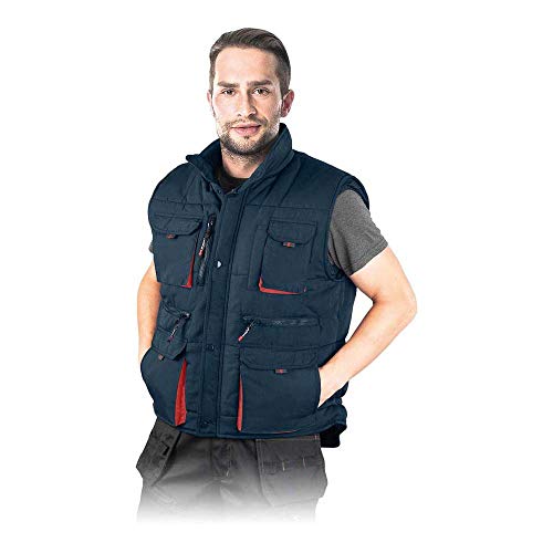 Reis Kormoran2_Gcxl gefütterte Schutzweste, Dunkelblau-Rot, XL Größe von REIS