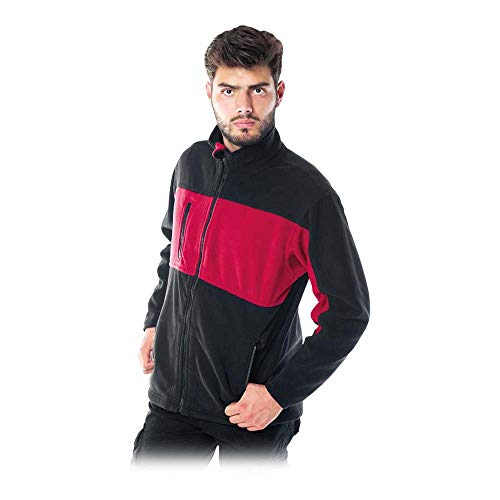 Reis POLAR-DOBLECBXXXL Schutzvliesjacke, Rot-Schwarz, XXXL Größe von REIS