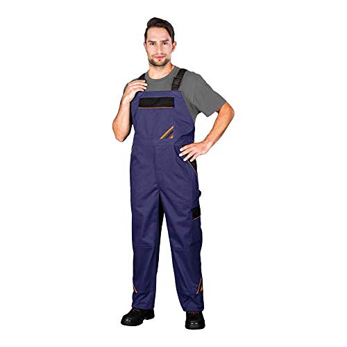 Reis PRO-B_Nbp46 Pro Master Schutzlatzhose, Blau-Schwarz-Orange, 46 Größe Reis PRO-B_Nbp46 Pro Master Schutzlatzhose, Blau-Schwarz-Orange, 46 Größe von REIS