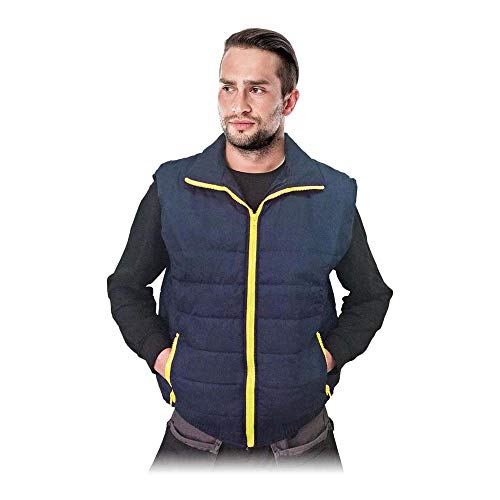 Reis Perkoz_Gyxl Schützender Bodywarmer, Dunkelblau-Gelb, XL Größe von REIS