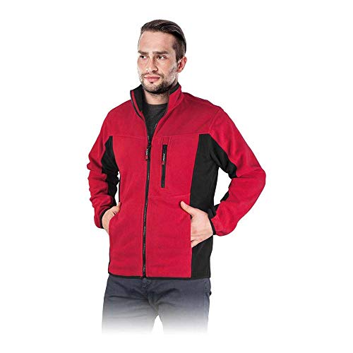 Reis Polar-Twin_Cbl Fleece-Schutzbluse, Rot-Schwarz, L Größe von REIS