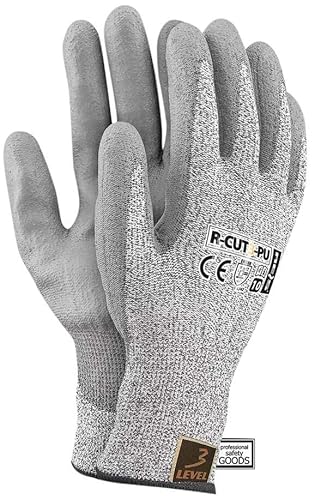 Reis R-CUT3-PU_9 Level3 Schutzhandschuhe, Schwarz-Weiß-Grau, 9 Größe, 12 Stück Reis R-CUT3-PU_9 Level3 Schutzhandschuhe, Schwarz-Weiß-Grau, 9 Größe, 12 Stück von REIS