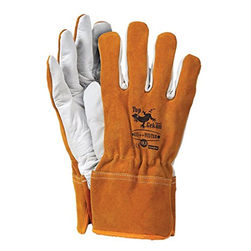 Reis RLCS+WINTER Topgekon Schutzhandschuhe, Weiß, 11 Größe, 12 Stück von REIS