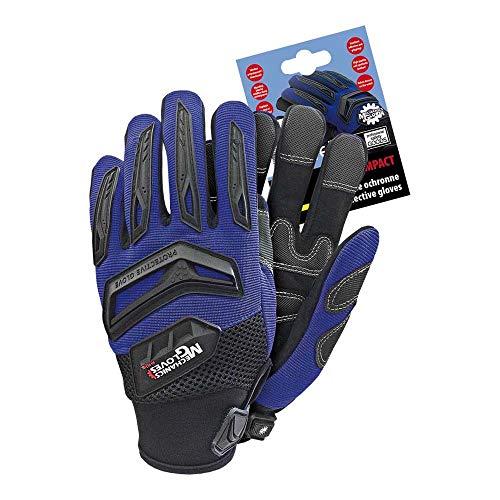 Reis RMC-IMPACT_NBM Mechanics Gloves Schutzhandschuhe, Blau-Schwarz, M Größe, 12 Stück Reis RMC-IMPACT_NBM Mechanics Gloves Schutzhandschuhe, Blau-Schwarz, M Größe, 12 Stück von REIS