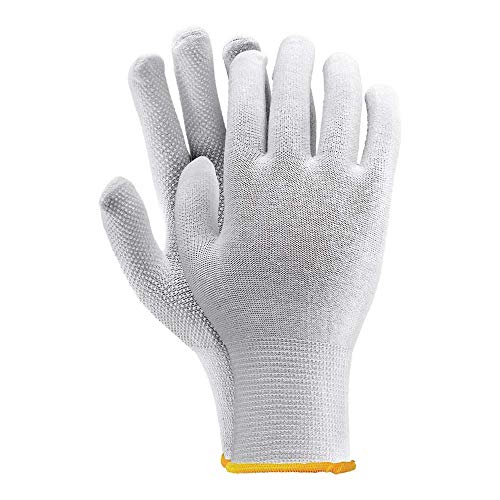 Reis RMICROLUX8 Schutzhandschuhe, Weiß, 8 Größe, 12 Stück von REIS