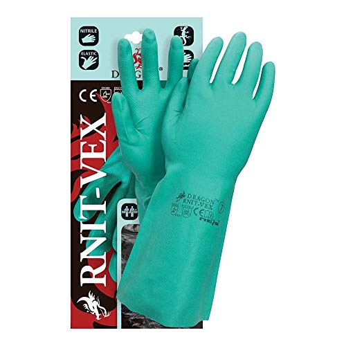 Reis RNIT-VEX7 Dragon Schutzhandschuhe, Grün, 7 Größe, 12 Stück Reis RNIT-VEX7 Dragon Schutzhandschuhe, Grün, 7 Größe, 12 Stück von REIS