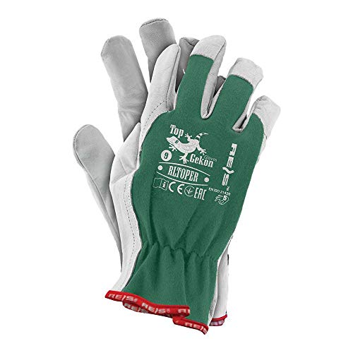 Reis Rltoper_Zw7 Topgekon Schutzhandschuhe, Grün-Weiß, 7 Größe, 12 Stück Reis Rltoper_Zw7 Topgekon Schutzhandschuhe, Grün-Weiß, 7 Größe, 12 Stück von REIS
