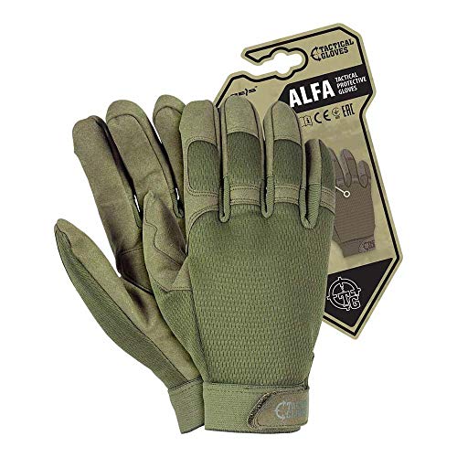 Reis Rtc-Alfa_Zm Tactical Gloves Taktische Schutzhandschuhe, Grün, M Größe, 12 Stück Reis Rtc-Alfa_Zm Tactical Gloves Taktische Schutzhandschuhe, Grün, M Größe, 12 Stück von REIS