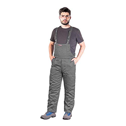 Reis SMO-PLUSSM Winmaster Gefütterte Schutzlatzhose, Grau/Stahl Blau, M Größe von REIS
