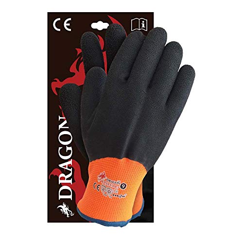 Reis WINFULL3_PB_7 Dragon Schutzhandschuhe, Orange-Schwarz, 7 Größe, 12 Stück Reis WINFULL3_PB_7 Dragon Schutzhandschuhe, Orange-Schwarz, 7 Größe, 12 Stück von REIS