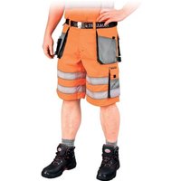 Kurze Warnschutzhose mit Reflektionsstreifen orange m von REIS