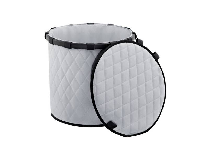 REISENTHEL® Wäschekorb homebasket M + Cover, verstärkter Boden mit Standfüßen - wasserabweisendes Polyester von REISENTHEL®