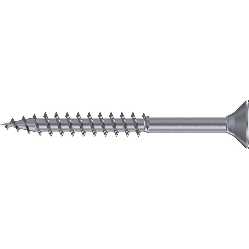 REISSER Profi Spanplattenschrauben Q200 plus Senkkopf TX Teilgewinde Edelstahl A2 3,5 x 25 - 200 Stück von REISSER-Schraubentechnik GmbH