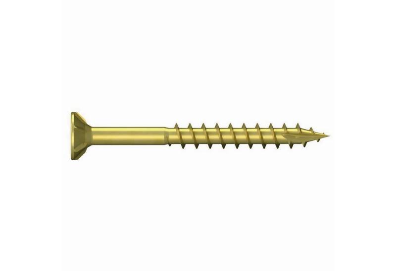 REISSER-Schraubentechnik GmbH Schraube Spanplattenschrauben PZ verzinkt 6 x 70 Paket 100 Stück 1 x gleitbesc, (100 St) von REISSER-Schraubentechnik GmbH