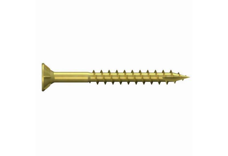 REISSER-Schraubentechnik GmbH Spanplattenschraube Spanplattenschrauben verzinkt TX VG 3 x 20 Paket 200 Stück 1xgleitb,., (200 St) von REISSER-Schraubentechnik GmbH