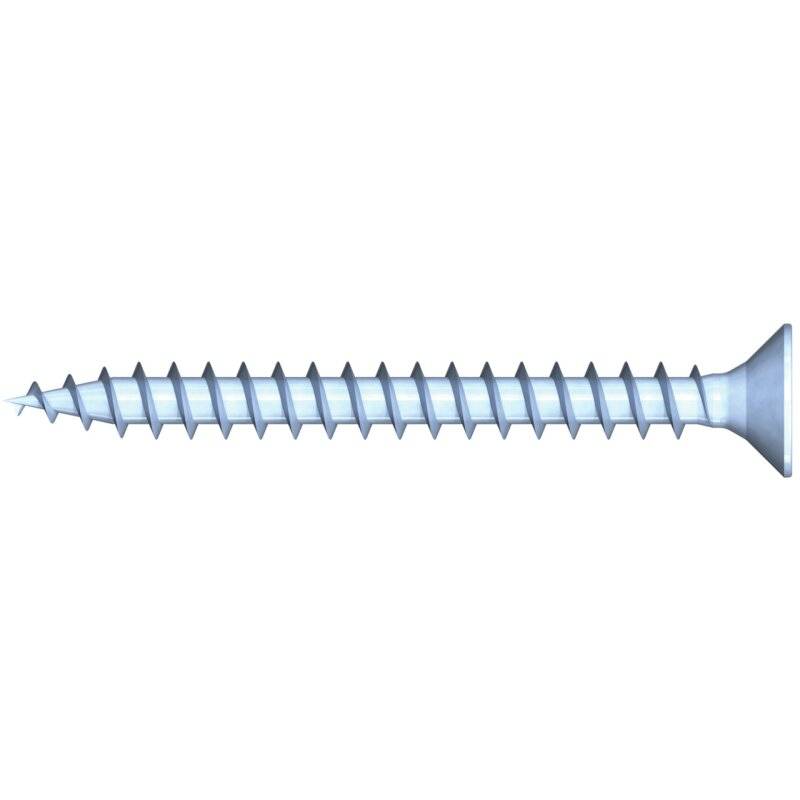 REISSER Spanplattenschrauben R2 Senkkopf PZ Vollgewinde Stahl verzinkt 6,0 x 40 - 200 Stück von REISSER-Schraubentechnik GmbH
