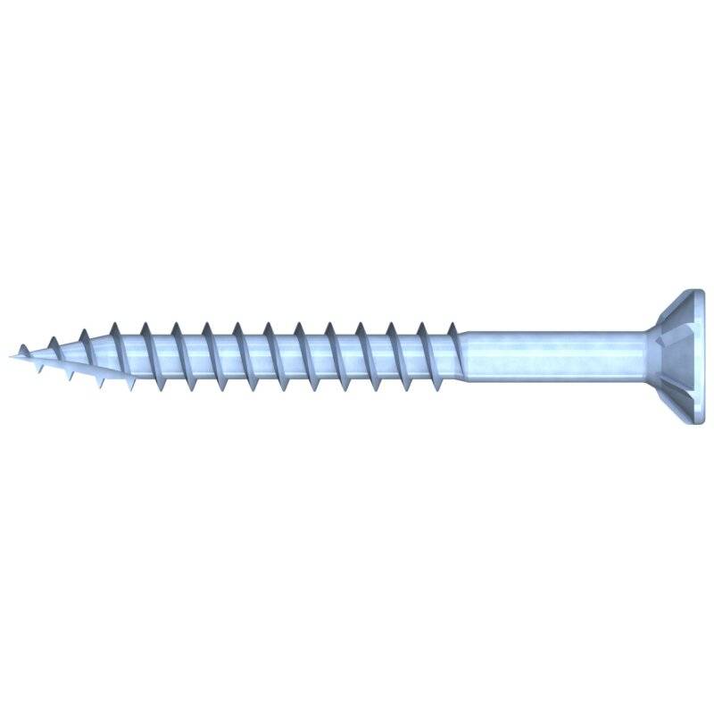REISSER Spanplattenschrauben R2 plus Senkkopf TX Teilgewinde Stahl verzinkt 4,5 x 80 - 50 Stück von REISSER-Schraubentechnik GmbH