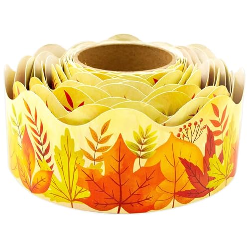 10m Bulletin Board Borders Klassenzimmer Blackboards Maple Blätter Grenzverkleidung Für Posterbretter Dekoration Grenzverkleidung Für Posterplatten von REITINGE