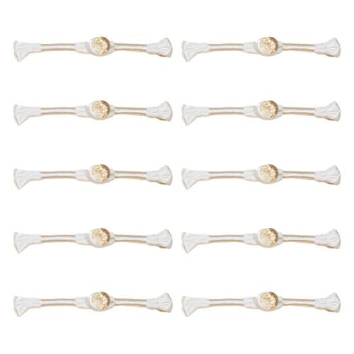 10pcs Nähknotenknopf Kleidungsstaaten Cheongsam Knotenknöpfe Für Chinesische Umhänge Cheongsam Kleidermantel Crafting Bastelknöpfe von REITINGE
