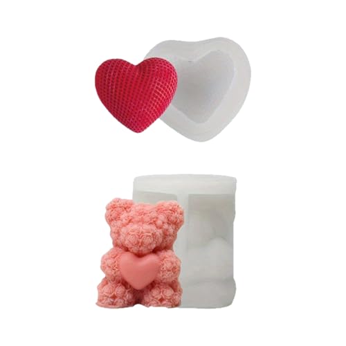 Herzbär Silikonformen Valentinstag Kerze Ornament Gussformen Kuchen Dekoration Werkzeug Guss Guss Herzbärke Silikonharz Für Hochzeit Herzbär Silikonformen Valentinstag Kerze Ornament Gussformen Kuchen Dekoration Werkzeug Guss Guss Herzbärke Silikonharz Für Hochzeit von REITINGE