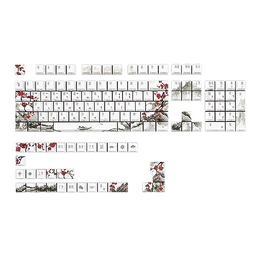 Keycaps Keycaps 135Keys DyeSublimation Russian Korean Japanese English For Mechanical Keyboards von REITINGE